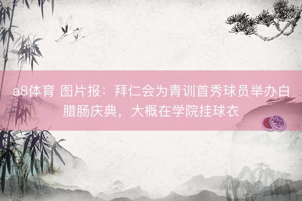 a8体育 图片报：拜仁会为青训首秀球员举办白腊肠庆典，大概在学院挂球衣